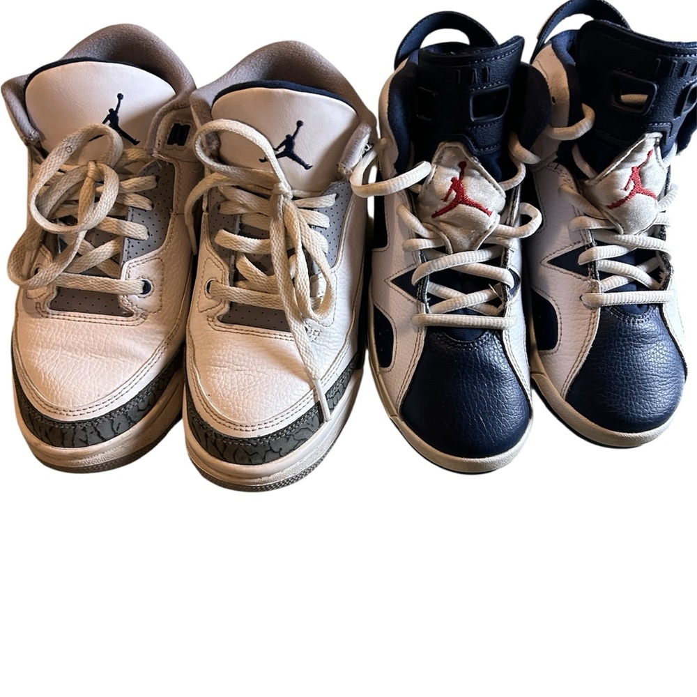 Jordan Shoe Bundle Jordan 3/ Jordan 6 Sz 1Y  Youth